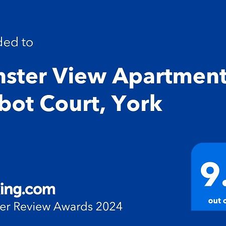 Minster View Apartment At Talbot Court, يورك المظهر الخارجي الصورة